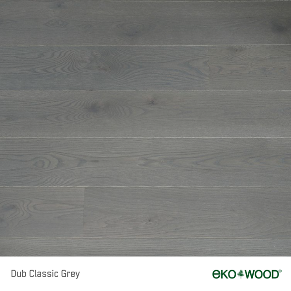 Dub Classic Grey – drevená podlaha